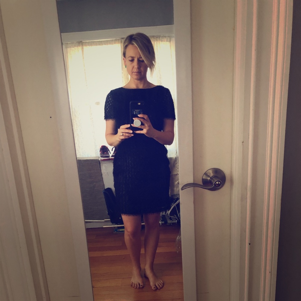 Tahari fringe detail dress (buy 2 get 1 $3)